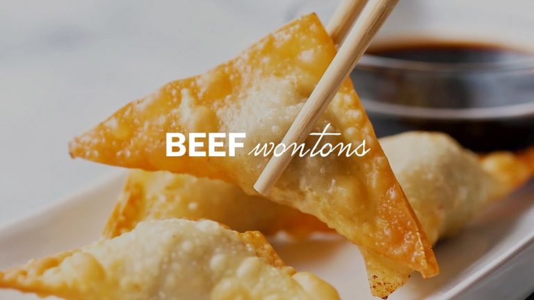 Easy Beef Wontons recipe (a #FabFam family favorite)!