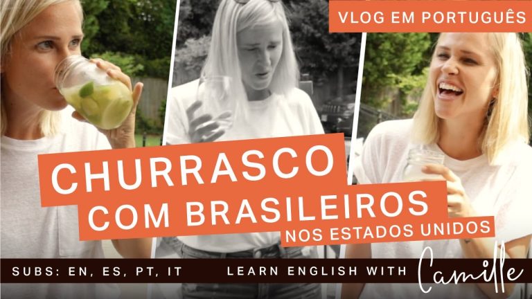 Churrasco com brasileiros nos Estados Unidos – Americans react to Brazilian BBQ – Brazil vs America