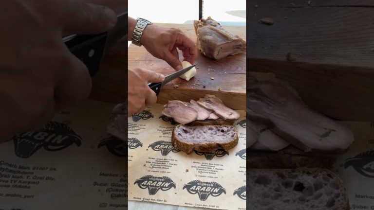 Adana'da Söğüşçü Arabın Yerin'den DANA DİLLİ SANDVİÇ 💯👌 #reklam