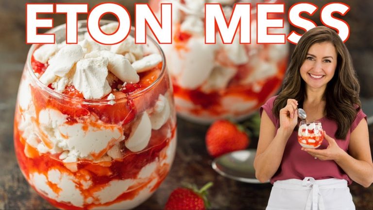 Strawberry Eton Mess (Easy, No-Bake Dessert)