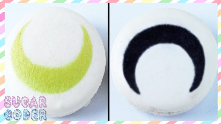 SAILOR MOON MACARONS COOKIES 🌙 Anime Food Baking Dessert Recipe Ideas