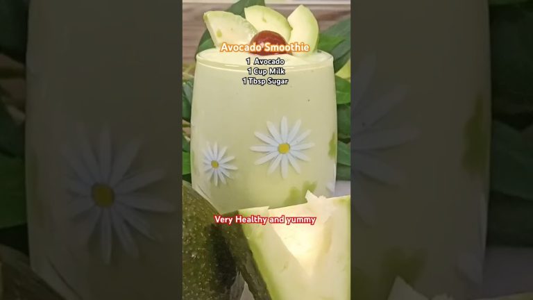 Avocado Smoothie #shorts #food #youtubeshorts