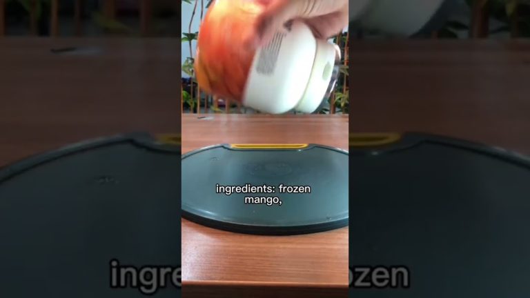 How to make Frozen Mango Juice