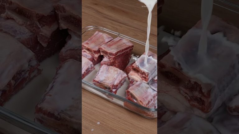 New technique of making ribs #cooking #food #recipe