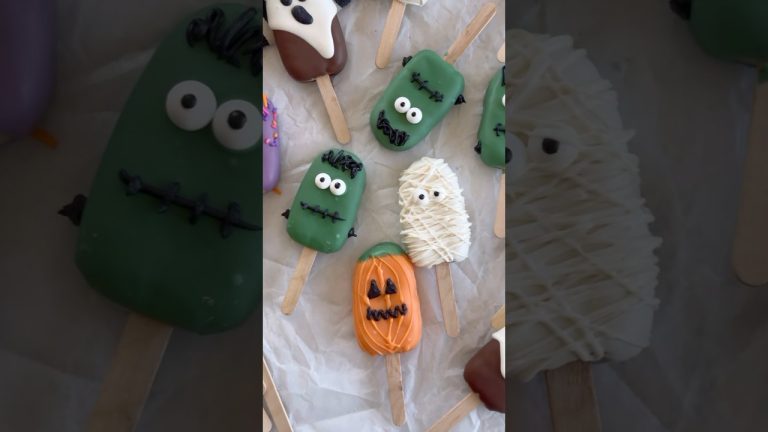 My ridiculously EASY cake pop recipe, but with a BOO-tiful facelift!.🎃👻 #cakepops #baking #spooky