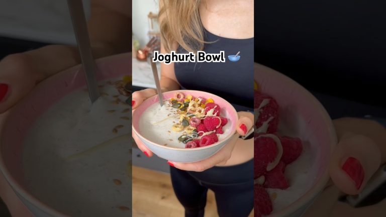 Cremige Joghurt Bowl 🥣 Ballaststoffe für eine gesunde Verdauung #mrsflury