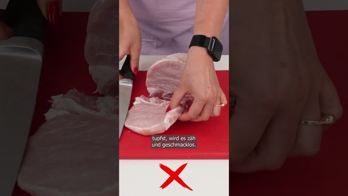 Fehler beim Braten von Schnitzeln