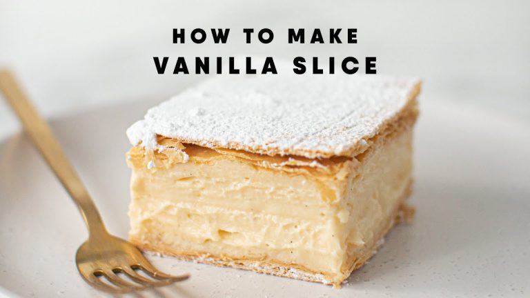 Creamy Vanilla Slice Dessert Recipe! – The Scran Line