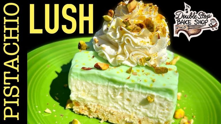 SPRING DESSERT 🍨 PISTACHIO LUSH Recipe | Nanny's Shortbread Crust – Step By Step Recipe #dessert