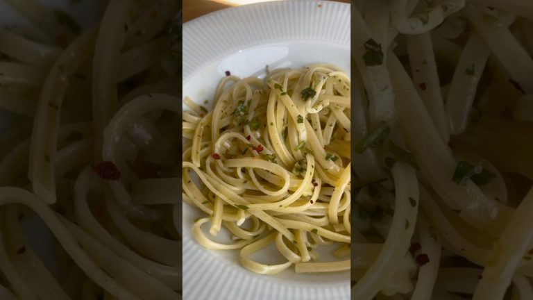 Pasta aglio e olio 🧄#recetas #cocina #cooking #pasta #spaghetti