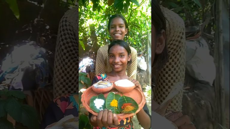 Lotte fish fry | Santali traditional style by tribal girl | santali village cooking studio