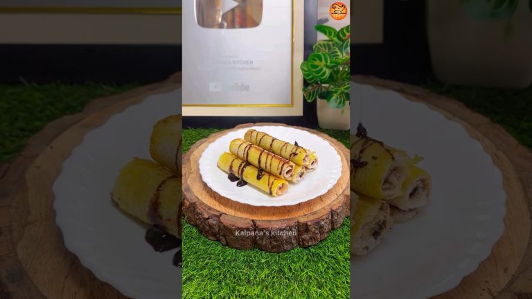 Chocolate bread rolls 😍😍❤️❤️… #shorts #breadrolls #chocolate #dessert #food #kalpanaskitchen