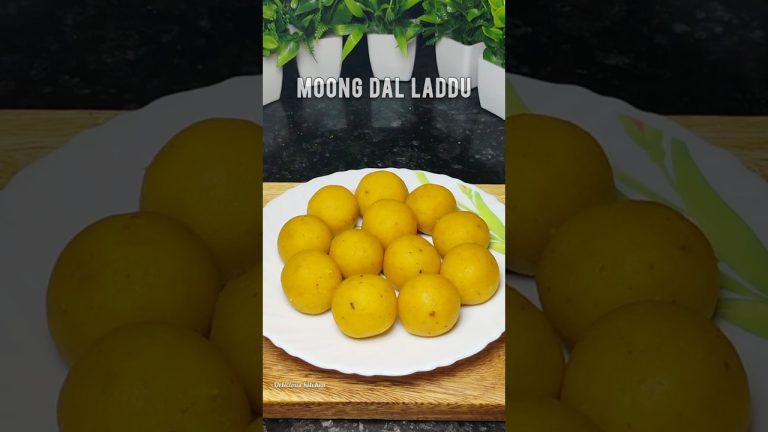 Special Moong Dal Laddu recipe🌸#shorts #moongdal laddu #besan laddu #sweets #delicious kitchen#viral