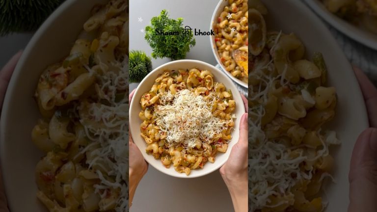 Street style quick desi pasta #pasta #desi #strretfood #food #recipe #reels