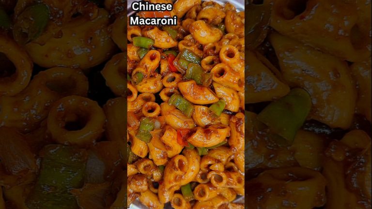 Chinese Style Macaroni/मैक्रोनी Quick Recipe. #trending #ytshorts #viralvideo #macaroni #pasta #yt