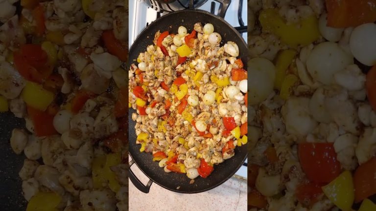 tavuk ve kremalı makarna #shorts #chicken #pasta #food  #recipe