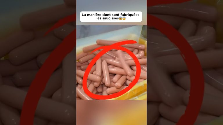 La manière dont sont fabriquées les saucisses😱😱 #food #découverte #delicious #saucisse #pourtoi