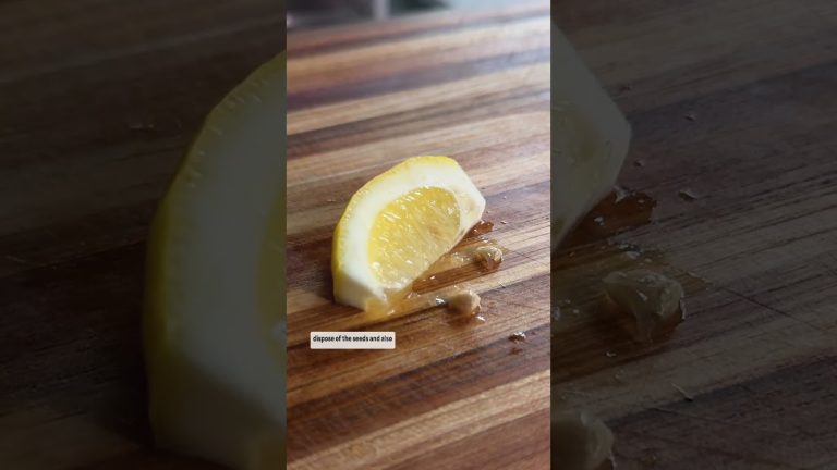 The Better Way to Cut Lemon Wedges
