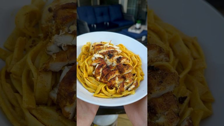 Cajun chicken pasta PERFECT for meal prep! #food #cooking