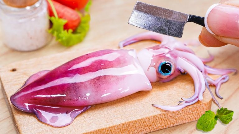 Miniature Baked Squid And Shrimp Cooking Ideas 🦑 Special Fresh Seafood Recipes By Petite Cooking 🦐