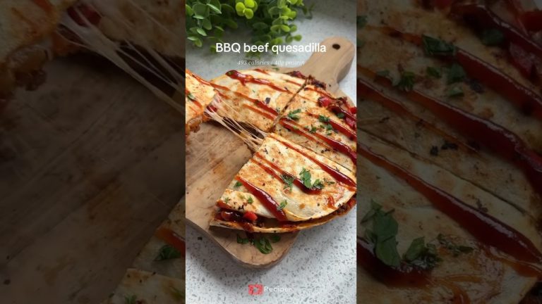 BBQ beef quesadilla || Recipe