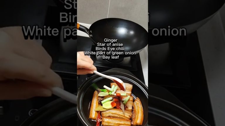 Beer braised porkbelly SO yum!