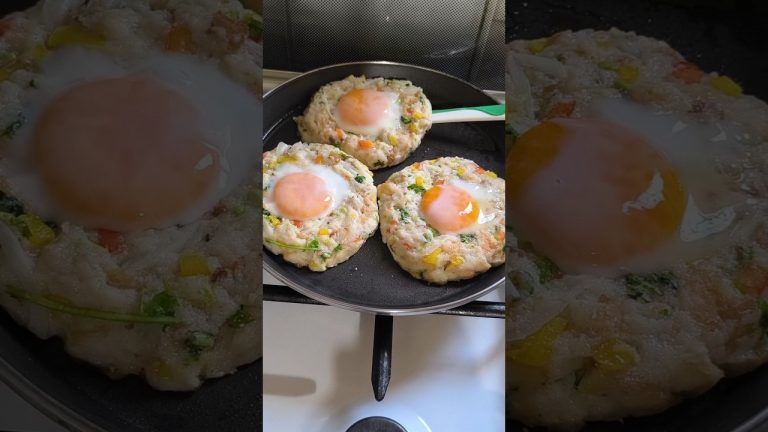 Just add Eggs with Bread! It’s so delicious /Easy breakfast #shorts #recipe