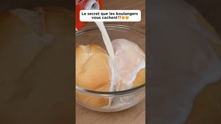 Le secret que les boulangers vous cachent‼️🤯#cooking #recette #delicious #pain #découverte #pourtoi