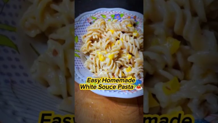 Easy Homemade Pasta 🤤✨ ##recipe #pasta #pastarecipe #cooking #shorts #shortsfeed