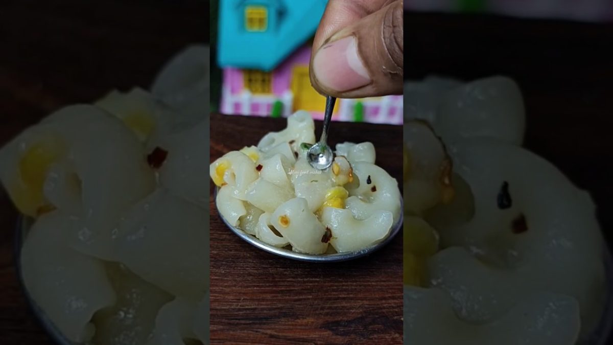 Miniature Cheese Pasta 😱😱😋 #minifoodmahal #shortvideo #viral #pasta