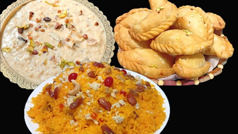 Traditional Recipes | Popular Indian Sweet |Best Dessert Recipes | Sweet Rice | Kheer | Karanji