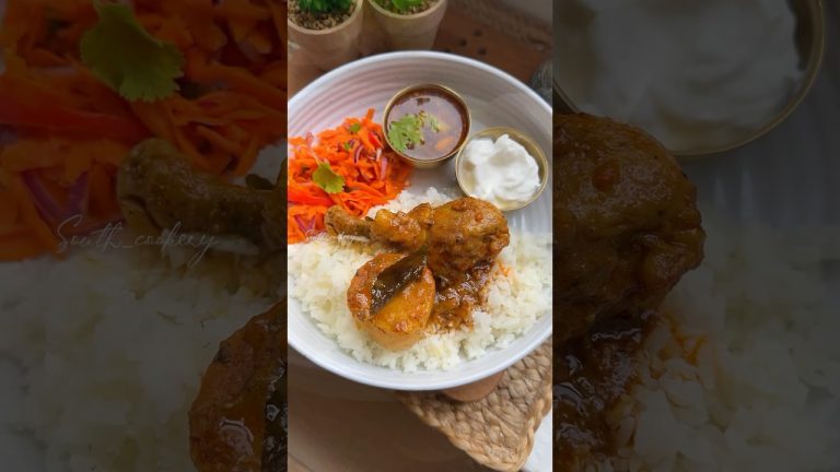 Sunday Lunch 🤗 Sapda Polama ✨🙌 #food #southcookery #chickencurry