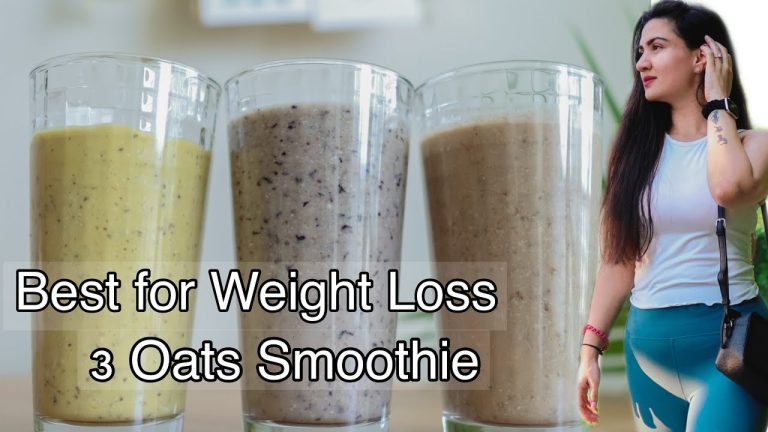 Oats Breakfast Smoothie Recipe – No Sugar No Milk – Oats Smoothie Recipe For Weight Loss