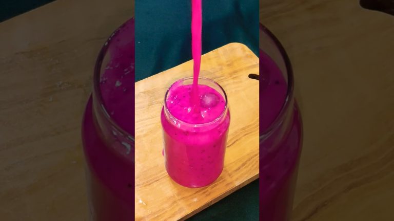 I Made a Dragon Fruit Milkshake