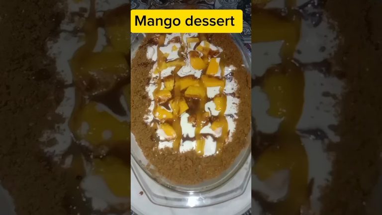 Mango 🥭 dessert #shortsvideo #shorts #food #newsong #recipe #youtube #viralvideo