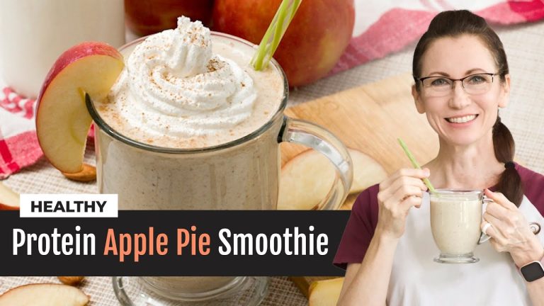Apple Pie Smoothie High Protein for Weight Loss Recipe