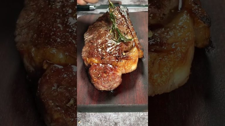 The zero-fail steak recipe is “grill it first and then fry it”. Bake it in the oven at 100℃