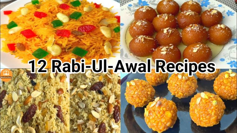 4 Rabi ul Awal Special Sweets/Dessert Recipes By Mehak Family Food  | Easy & Tasty Sweet Recipes