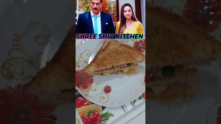 Kavya making Sandwich #shortvideo #trending #subscribe #food #like #anupama #recipe #kavya #share