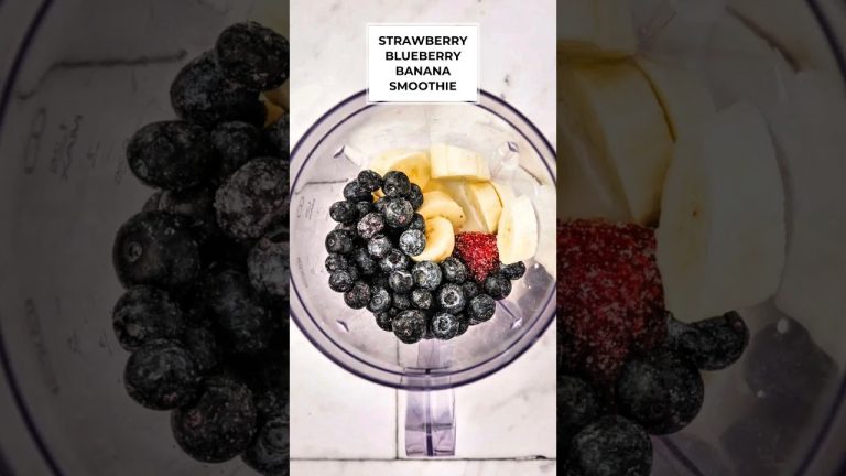 Smoothie | Strawberry Blueberry Banana Smoothie | #short