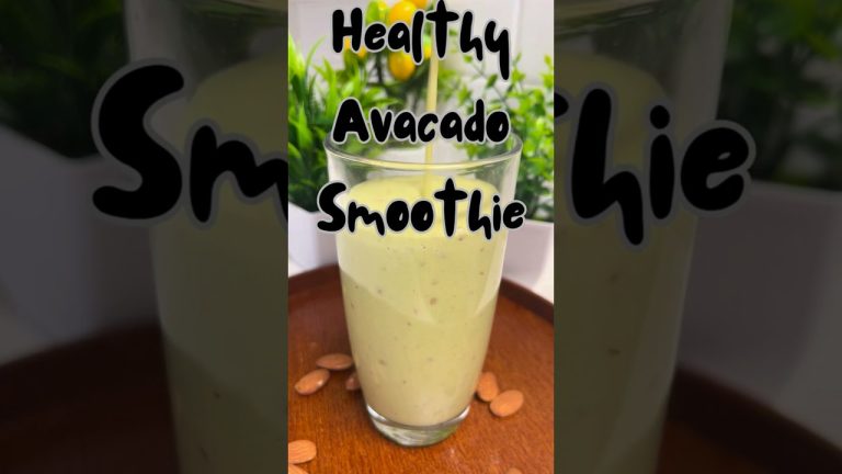 Avocado Banana Smoothie Recipe | Creamy & Healthy Breakfast Smoothie 🥑🍌✨ #nosugar #healthdrink