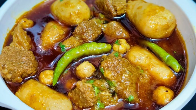 Eid Special Arvi Gosht Ka Salan Recipe | Easy And Delicious Beef Gravy Recipe | beef salan