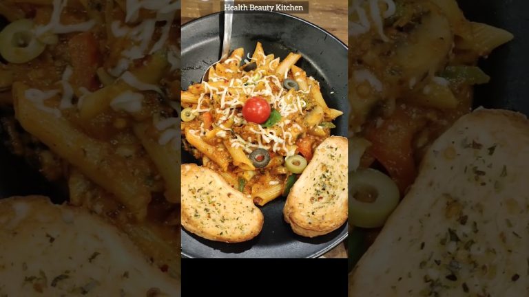 Penne Pasta || Pasta Recipes || Pasta || Creamy Pasta Recipes || How To Make Pasta #shorts #hbk