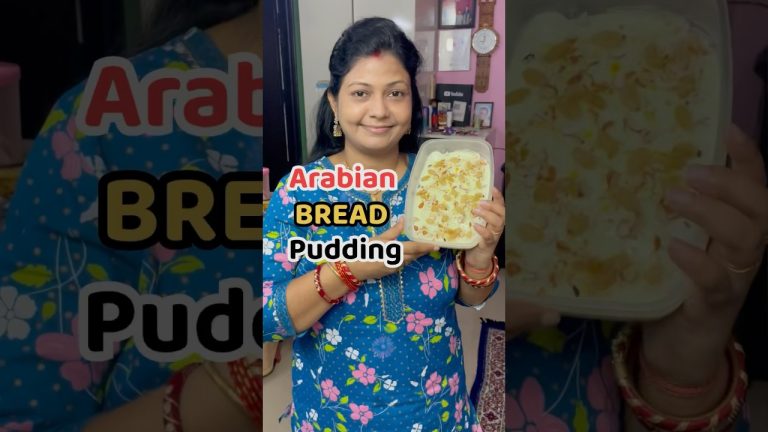 ଅତି ସହଜରେ Arabian Bread Pudding କେମିତି ବନେଇଲି?😱#shorts #odiarecipe #viral #trending #odiashorts