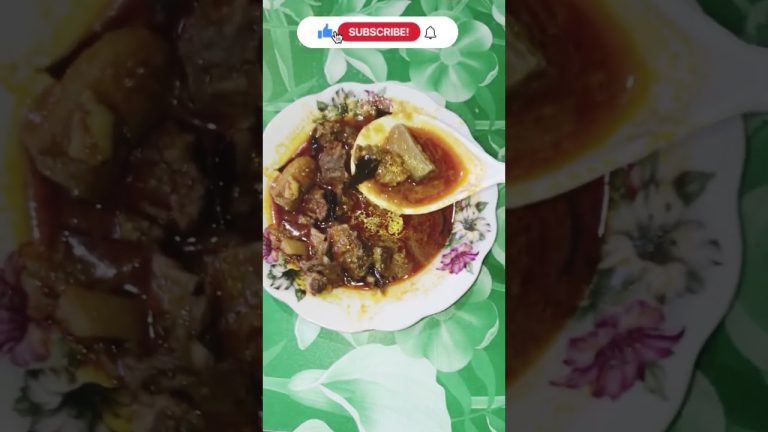 🔥Spicy Beef Curry😋#food #foodie #beef #beefcurry #beefrecipe #beefgravy #viral #shorts #trending