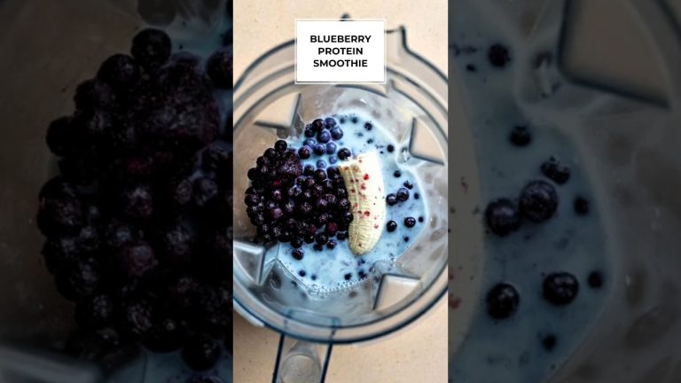 Blueberry Protein Smoothie | Blueberry Protein Shake #short