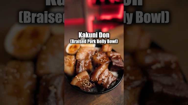 This Japanese Pork Belly Will Melt In Your Mouth!