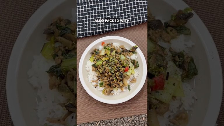 Ground Pork with Mushrooms | Asian Recipe | Quick and Delicious Stir Fry