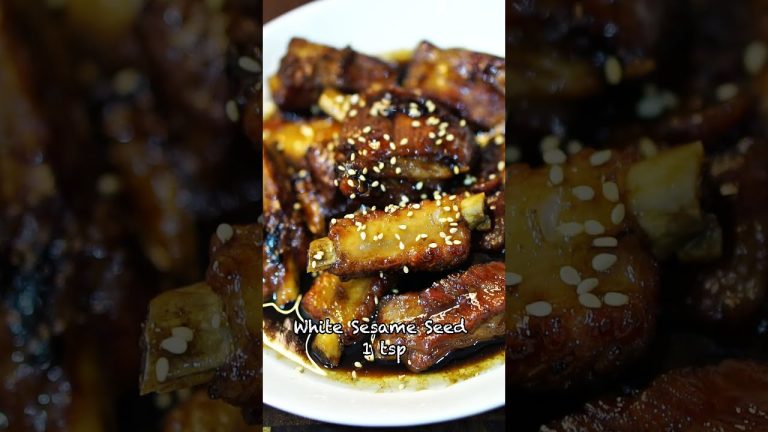 Shanghai Sweet and Sour Ribs? Pork Spare Ribs? For Beginners? #chinesefoodrecipe  #recipe  #cooking