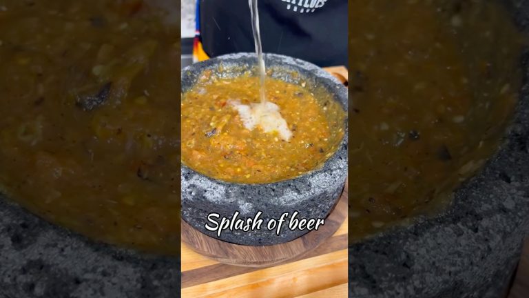 How spicy do you like it? #salsa #molcajete #grilling #tacos #carneasada #bbq